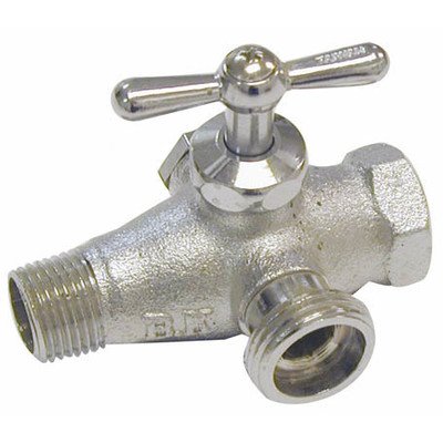 0032888022058 - B AND K INDUSTRIES 102-205 IN-LINE BYPASS REVERSIBLE BRASS WASHING MACHINE VALVE