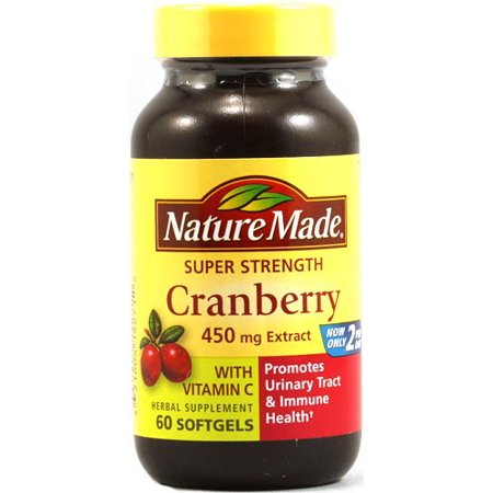 0331604142712 - SUPER STRENGTH CRANBERRY WITH VITAMIN C 450 MG,60 COUNT