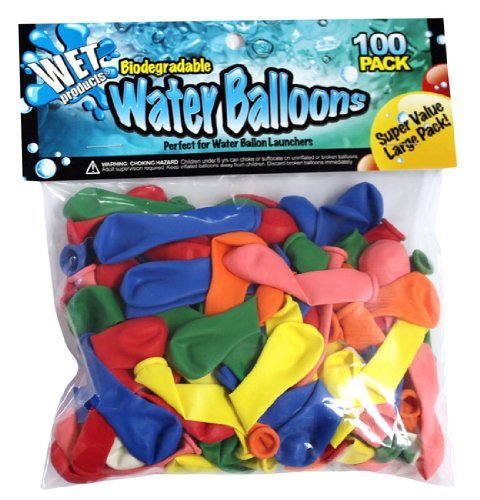 0033170630333 - BIODEGRADABLE WATER BALLOONS 100 PACK