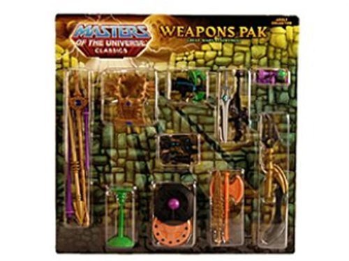0033170881971 - HEMAN MASTERS OF THE UNIVERSE CLASSICS EXCLUSIVE GREAT WARS ASSORTMENT WEAPONS PAK