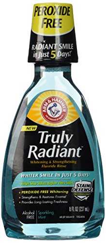 0033200000440 - ONLY 1 IN PACK ARM & HAMMER TRULY RADIANT WHITENING & STRENGTHENING SPARKLING MINT FLUORIDE RINSE, 8 FL OZ