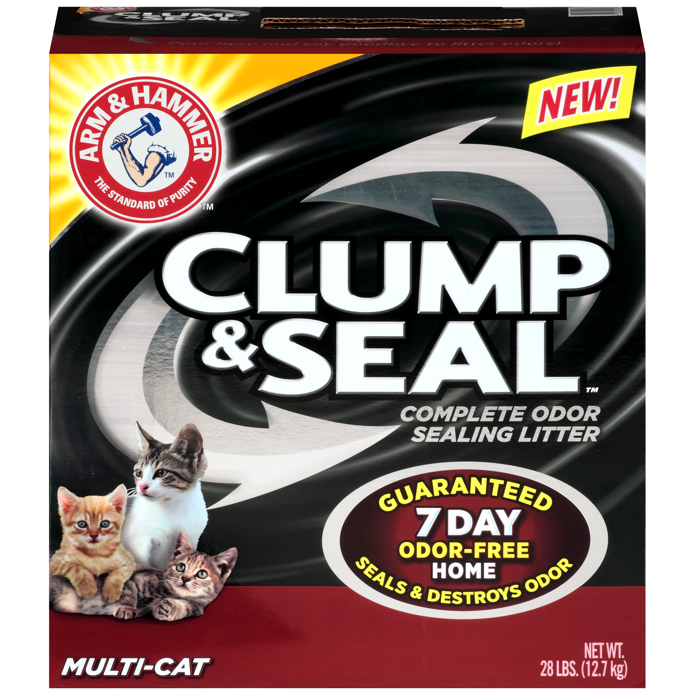 0033200022923 - CLUMP & SEAL MULTI-CAT CAT LITTER 28 LB BOX