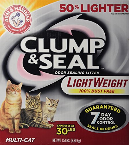0033200941880 - ARM & HAMMER CLUMP & SEAL LIGHTWEIGHT LITTER, MULTI-CAT, 15 LBS