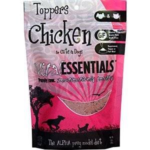 0033211006073 - VITAL FREEZE DRIED CHICKEN TOPPERS FOR CATS & DOGS 6OZ