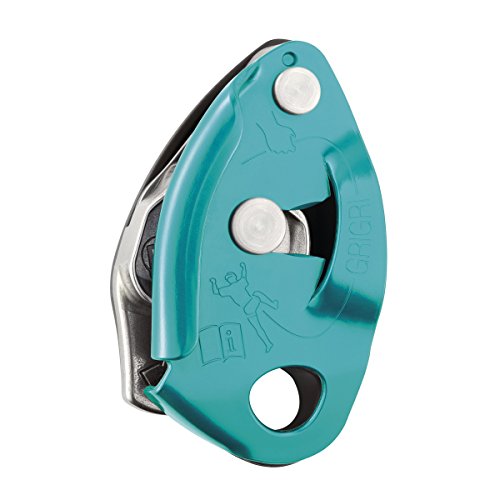 3342540100978 - PETZL GRIGRI 2 BELAY DEVICE TURQUOISE, ONE SIZE