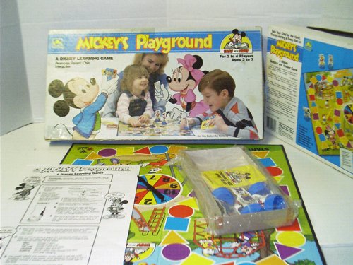 0033500047589 - MICKEY'S PLAYGROUND; A DISNEY LEARNING GAME