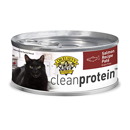 0000338033534 - DR. ELSEYS CLEANPROTEIN SALMON RECIPE WET CAT FOOD, PATE 5.3 OZ CANS (PACK OF 24)