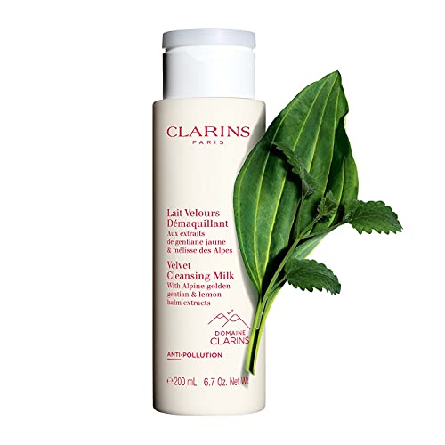 3380810391930 - CLARINS VELVET CLEANSING MILK WITH ALPINE GOLDEN GENTIAN & LEMON BALM EXTRACTS ANTI POLLUTION 6.7 OUNCE