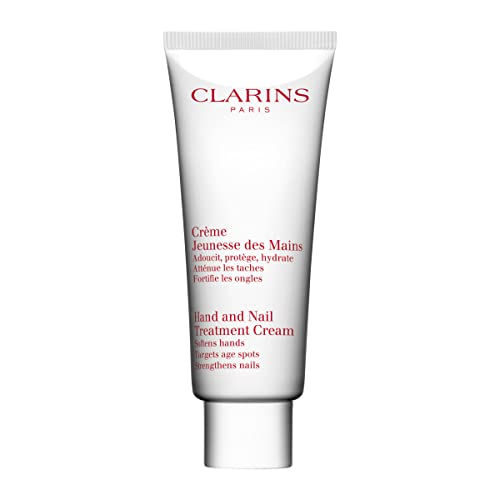 3380810469585 - CLARINS HAND AND NAIL TREATMENT CREAMAWARD-WINNINGSOFTENS, NOURISHES AND SHIELDS SKINSTRENGTHENS NAILS AND CONDITIONS CUTICLESNATURAL PLANT EXTRACTS, INCLUDING SHEA BUTTERLIGHTWEIGHT