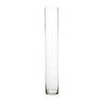 0033849059458 - 7DX47H GLASS CYLINDER TALL VASE CLEAR (PACK OF 2)