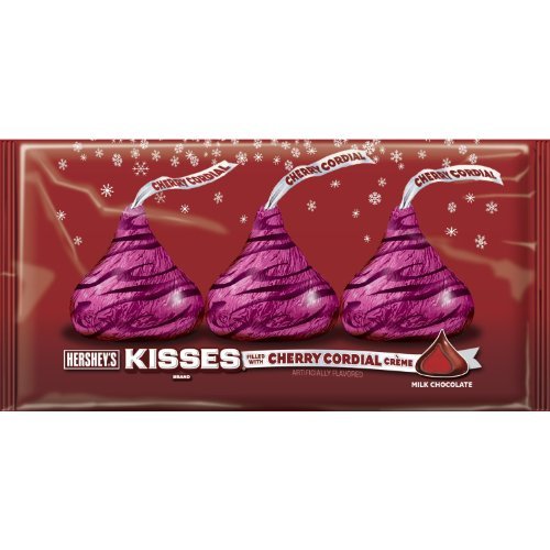 0034000128914 - HERSHEY'S KISSES FILLED WITH CHERRY CORDIAL CREME 8.5 OZ