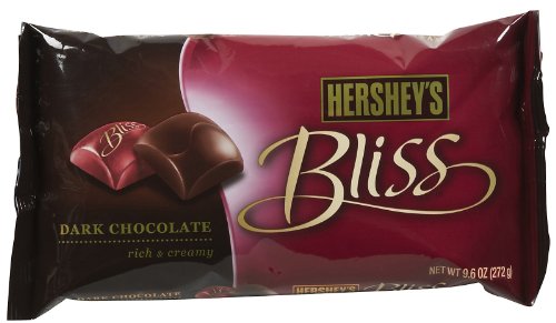 0034000150038 - HERSHEY'S BLISS DARK CHOCOLATE LAYDOWN BAG - 9.6 OZ