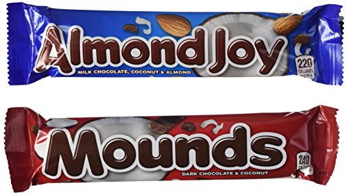 0034000208142 - ALMOND JOY AND MOUNDS 24 BAR VARIETY PACK (2-POUND 8.3-OUNCE)