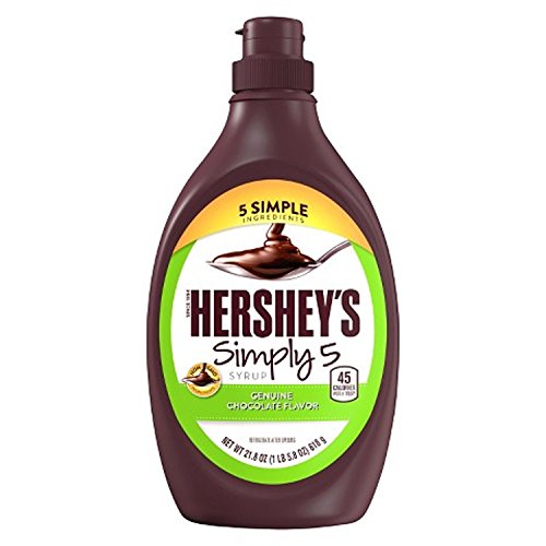 0034000312733 - HERSHEY'S SIMPLY 5 CHOCOLATE SYRUP, 21.8 OUNCE