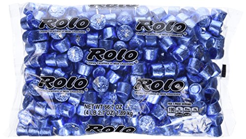 0034000378791 - ROLO CHEWY CARAMELS IN MILK CHOCOLATE, BLUE, 66.7 OUNCE