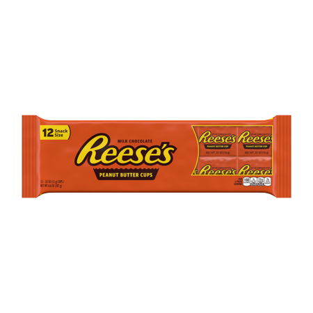 0034000405510 - REESE'S PEANUT BUTTER CUPS, 0.55 OZ, 12 COUNT