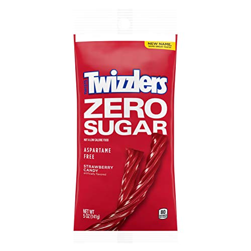 0034000544059 - TWIZZLERS BULK SUGAR FREE STRAWBERRY LICORICE CANDY 2.5 OZ BAG, PACK OF 12