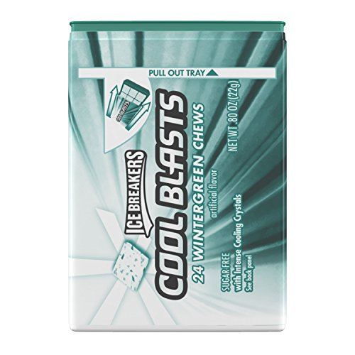 0034000722617 - ICE BREAKERS COOL BLAST WINTERGREEN CHEWS, 0.80 OUNCE (PACK OF 6)