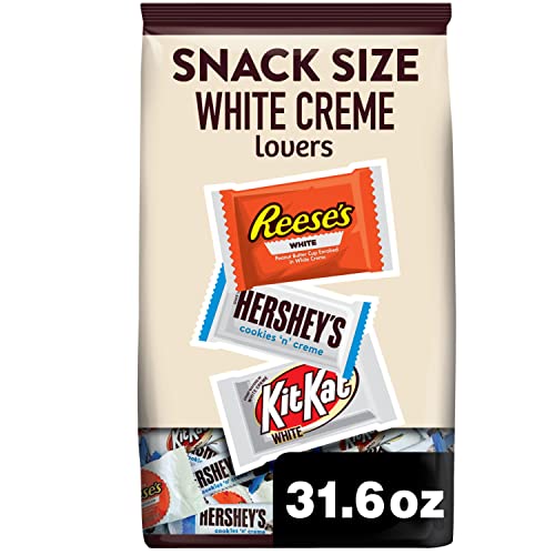 0034000997633 - SNACK SIZE ASSORTMENT STAND UP BAG (HERSHEYS COOKIES N CREME, REESES PEANUT BUTTER CUP WHITE AND KIT KAT WHITE), 31.6 OZ., 8 CT.