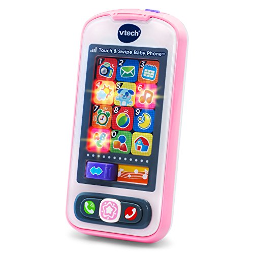 3417761461501 - VTECH TOUCH AND SWIPE BABY PHONE - PINK - ONLINE EXCLUSIVE