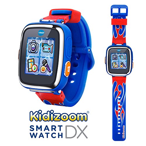 3417761716090 - VTECH KIDIZOOM SMARTWATCH DX - SPECIAL EDITION - RED FLAME WITH BONUS ROYAL BLUE WRISTBAND