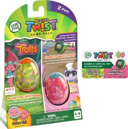 3417764998004 - TROLLS PARTY TIME WITH POPPY AND COOKIES SWEET TREATS BUNDLE STANDARD EDITION - LEAPFROG ROCKIT TWIST
