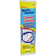 0034197005159 - COMFORT CUSHIONS DOUBLE THICKNESS INSOLES - WOMEN'S SIZE 7 -8.5, ONE PAIR,(PREMIER BRANDS)