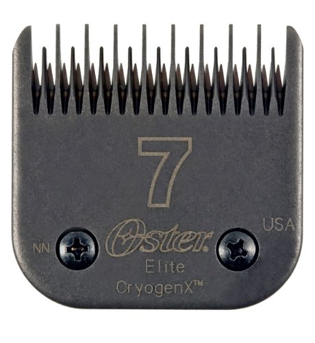 0034264416659 - OSTER ELITE CRYOGENX PROFESSIONAL ANIMAL CLIPPER BLADE, SIZE # 7 SKIP TOOTH