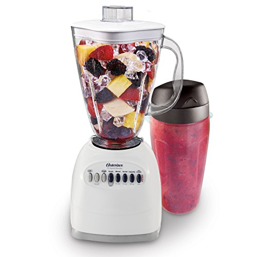 0034264480780 - OSTER 006640-BG3-000 SIMPLE BLEND 100 10 SPEED BLENDER WITH BLEND AND GO CUP, WHITE