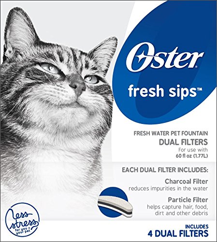 0034264483460 - OSTER PET FOUNTAIN FILTERS REPLACEMENT FOR CLEAN WATER - 60 FL OZ