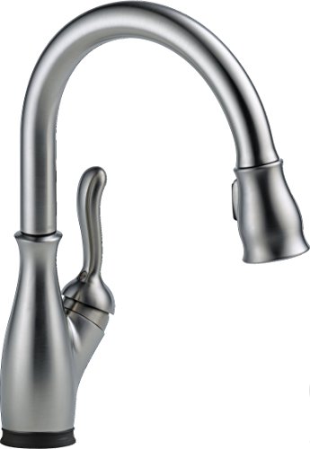 0034449763998 - DELTA FAUCET 9178T-AR-DST LELAND, SINGLE HANDLE PULL-DOWN KITCHEN FAUCET WITH TOUCH2O, ARCTIC STAINLESS