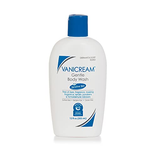0345334302124 - VANICREAM GENTLE BODY WASH | FRAGRANCE, GLUTEN AND SULFATE FREE | FOR SENSITIVE SKIN | 12 OUNCE