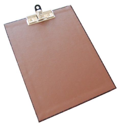 0034544092894 - AURORA GB PROFORMANCE STYLEBOARD, CLIPBOARD WITH I-CLIP PEN HOLDER, 8 1/2 X 11 INCH SIZE, PORTRAIT ORIENTATION, BROWN, CROC EMBOSSED, TUDOR LINER, , RECYCLABLE, MADE IN USA (AUA09289)