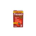 0346017094121 - GSK CONSUMER NR FEOSOL IRON SUPPLEMENT THERAPY FERROUS SULFATE TABLETS 65 MG,125 COUNT