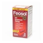 0346017094756 - FEOSOL IRON SUPPLEMENT THERAPY CARBONYL IRON CAPLETS 45 MG,75 COUNT