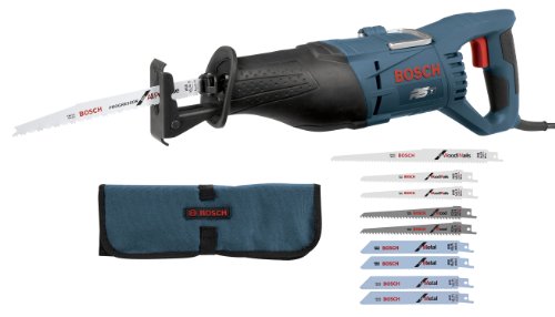0000346462272 - BOSCH RS7 + RAP10PK 1-1/8-INCH 11-AMP RECIPROCATING SAW AND 10-PIECE GENERAL PURPOSE BLADE SET