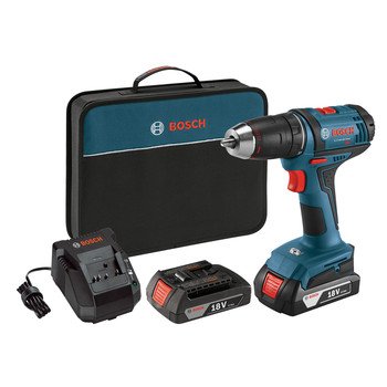 0000346464887 - FACTORY-RECONDITIONED BOSCH DDB181-02-RT 18V 1.5 AH CORDLESS LITHIUM-ION 1/2 IN. COMPACT TOUGH DRILL DRIVER KIT
