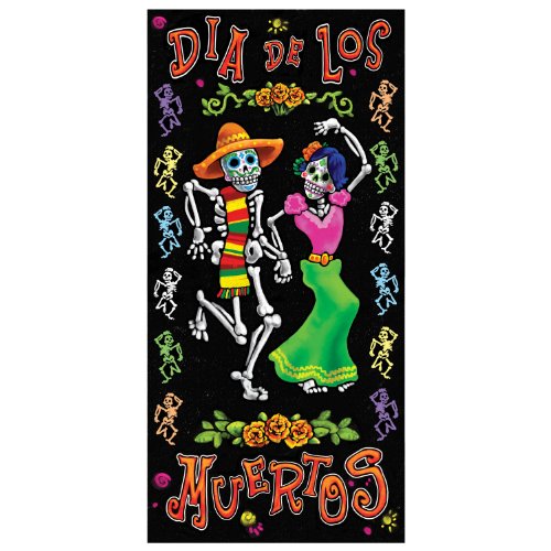 0034689009290 - DAY OF THE DEAD DOOR COVER PARTY ACCESSORY (1 COUNT) (1/PKG)