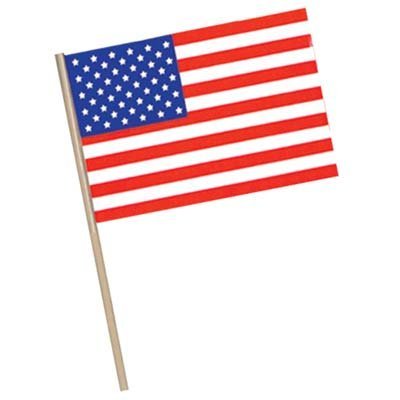 0034689009481 - BEISTLE 50965 144-PACK AMERICAN PLASTIC FLAG, 4-INCH BY 6-INCH