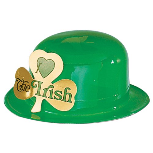 0034689015383 - BEISTLE 33441 24-PACK PLASTIC IRISH DERBIES PARTY HAT