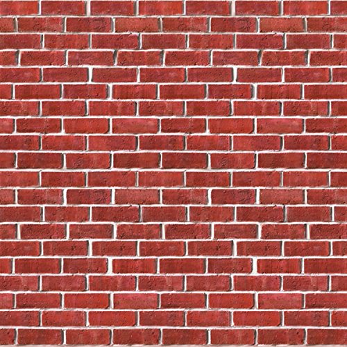 0034689202080 - BRICK WALL BACKDROP PARTY ACCESSORY (1 COUNT) (1/PKG)