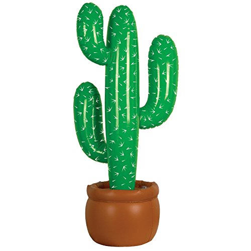 0034689500810 - INFLATABLE CACTUS PARTY ACCESSORY (1 COUNT) (1/PKG)
