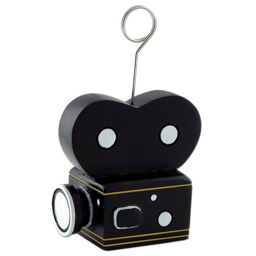 0034689502197 - MOVIE CAMERA PHOTO/BALLOON HOLDER PARTY ACCESSORY (1 COUNT)