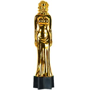 0034689502869 - AWARDS NIGHT FEMALE STATUETTE PARTY ACCESSORY (1 COUNT) (1/PKG)