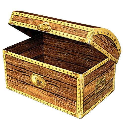 0034689503545 - BEISTLE HOME PARTY DECORATION TREASURE CHEST BOX 8 X 5 1/2