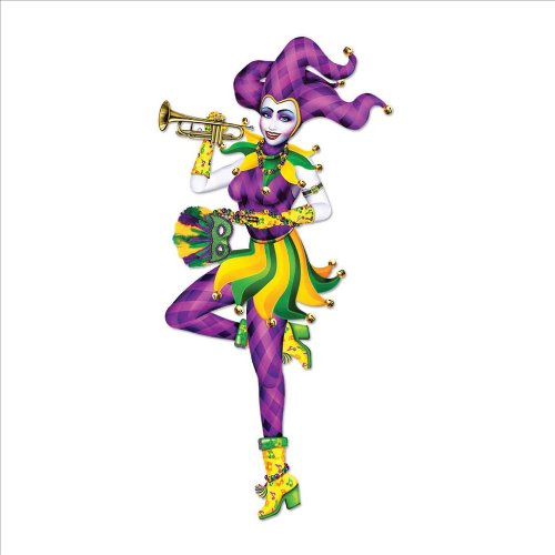 0034689503859 - JOINTED MARDI GRAS MIME PARTY ACCESSORY (1 COUNT) (1/PKG)