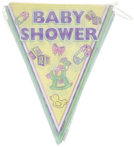 0034689505341 - CUDDLE-TIME PENNANT BANNER PARTY ACCESSORY (1 COUNT) (1/PKG)