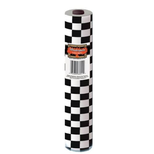 0034689509394 - DDI MASTERPIECE PLASTIC CHECKERED TABLE ROLL (PACK OF 13)