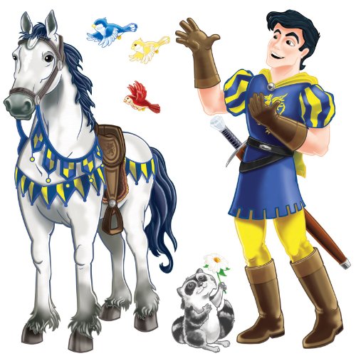 0034689520634 - PRINCE & TRUSTY STEED PROPS (RACOON & 3 BIRDS INCLUDED) PARTY ACCESSORY (1 COUNT) (2/PKG)