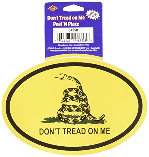 0034689543589 - DON'T TREAD ON ME PEEL 'N PLACE PARTY ACCESSORY (1 COUNT) (1/SH)